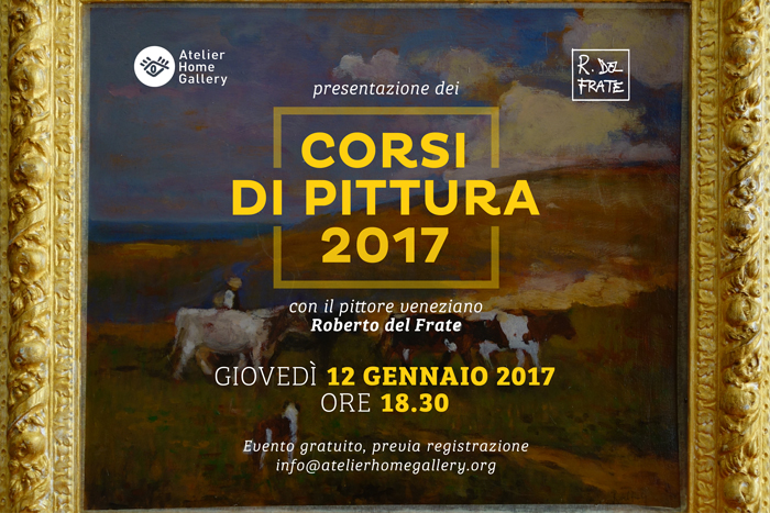Pittura a Trieste | Corsi con il Maestro Roberto del Frate | Atelier Home Gallery